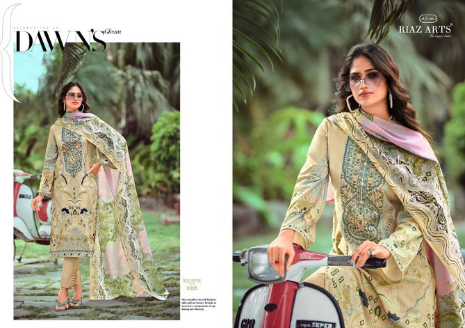 Musafir Vol 9 By Riaz Arts Printed Karachi Cotton Dress Material Wholesale Shop In Surat
